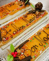 TARTA SAN MARCOS CON DECORACI&Oacute;N NAVIDE&Ntilde;A